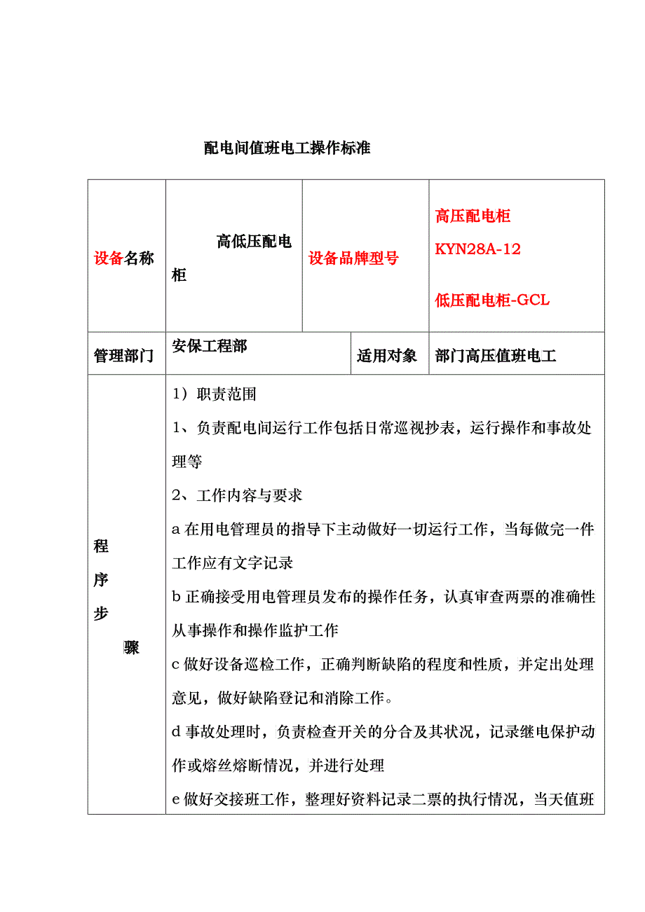 安保工程部设备、设施运行、检修、维护、保养管理制度_第3页