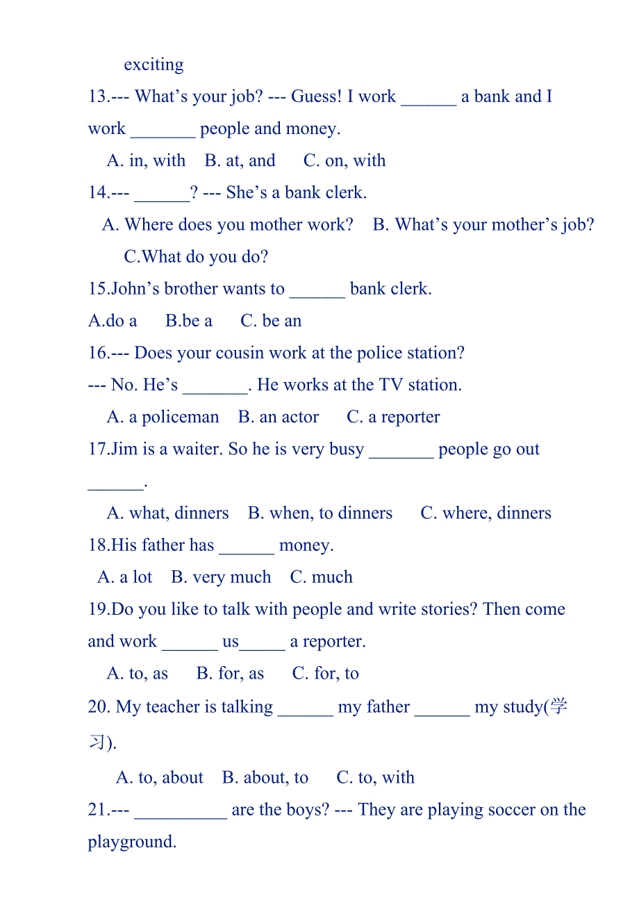 新目标英语七年级下units3-5同步练习.doc_第3页