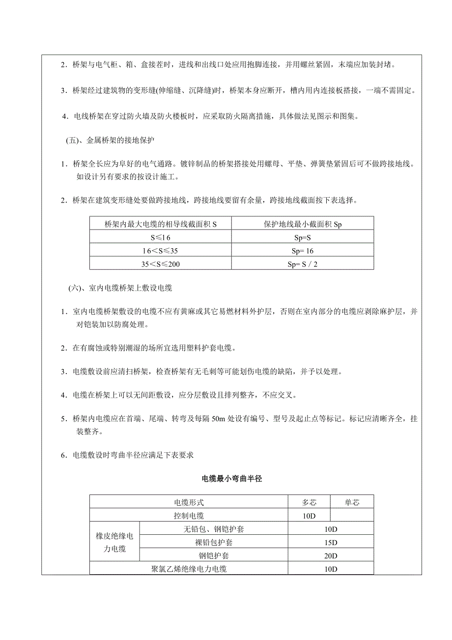 桥架、梯架安装;技术交底.doc_第4页