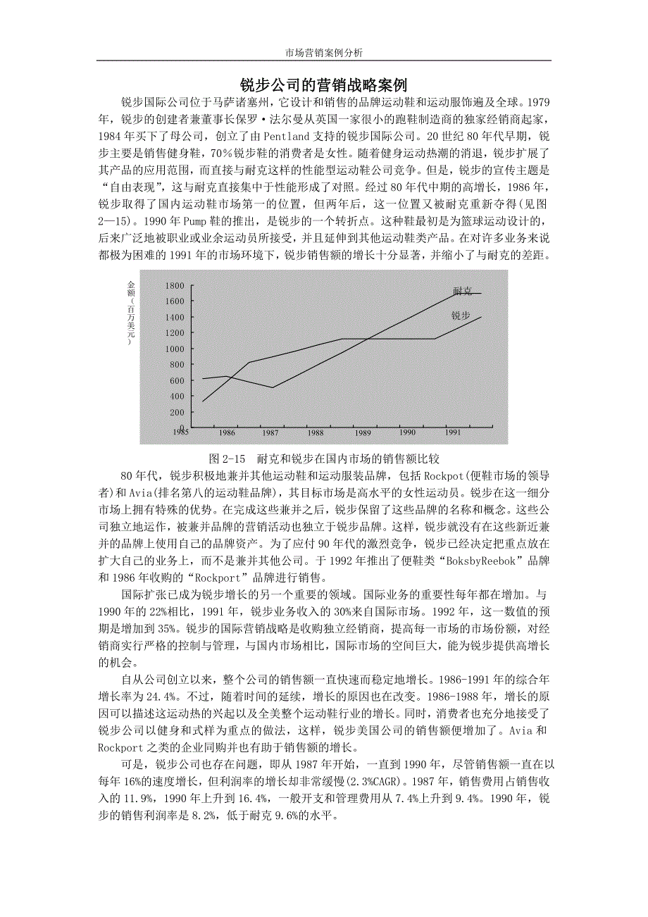 锐步公司的营销战略案例.doc_第1页