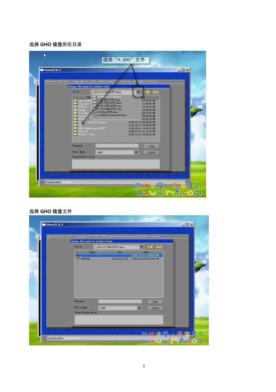 在PE下用GHOST软件安装YlmF GHOST版系统.doc_第5页