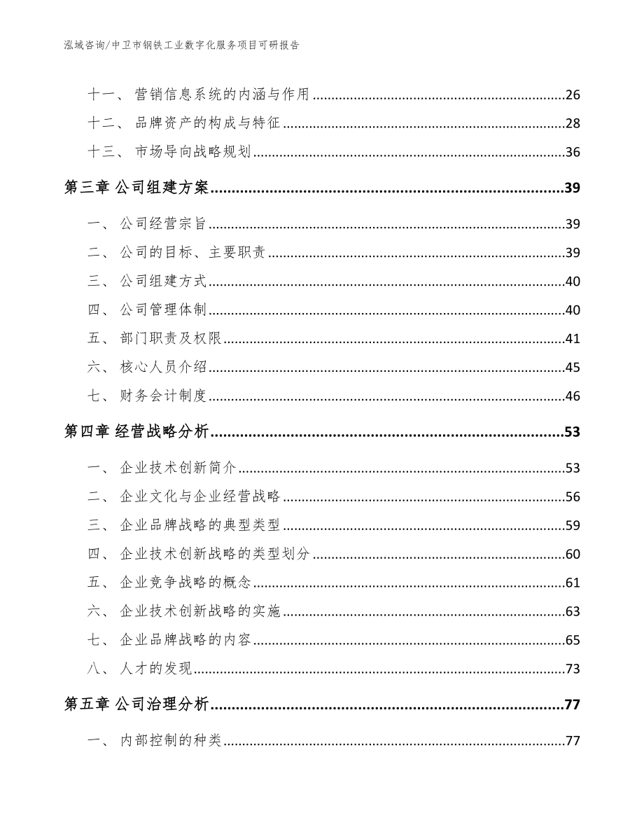 中卫市钢铁工业数字化服务项目可研报告_参考范文_第2页