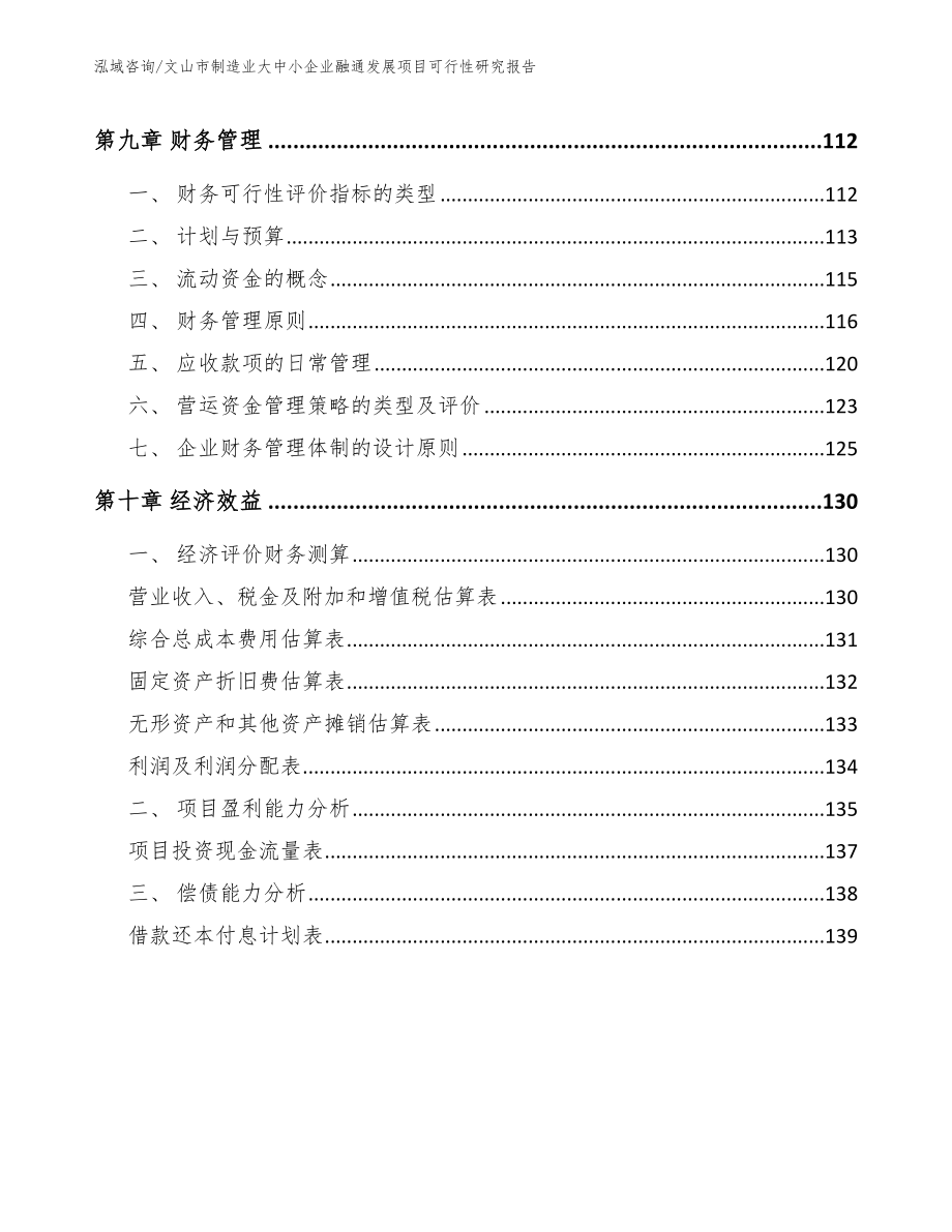 文山市制造业大中小企业融通发展项目可行性研究报告_第4页