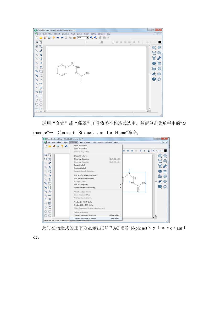 Chembiodraw结构式与命名_第2页