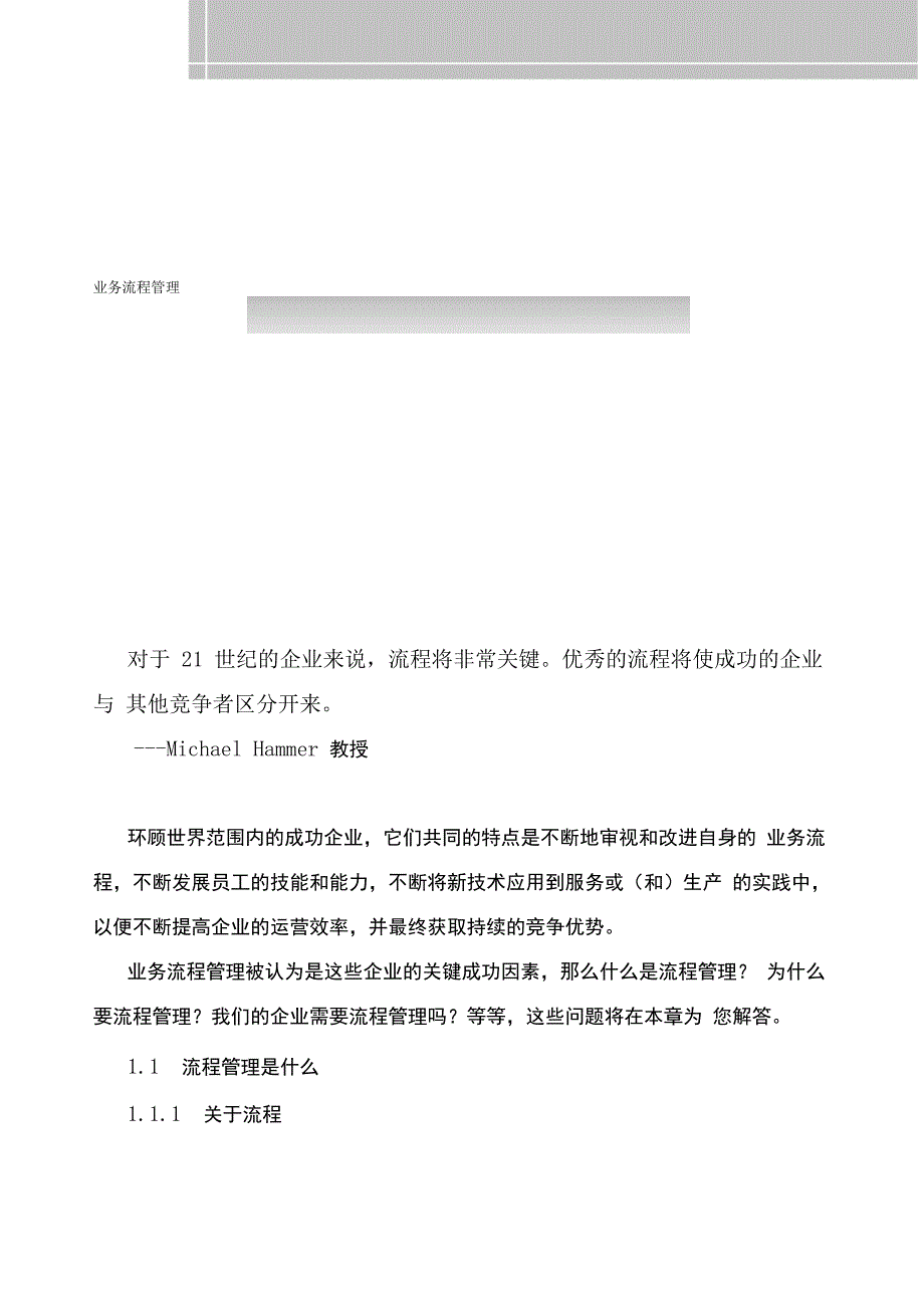 企业业务流程管理的成功案例_第1页