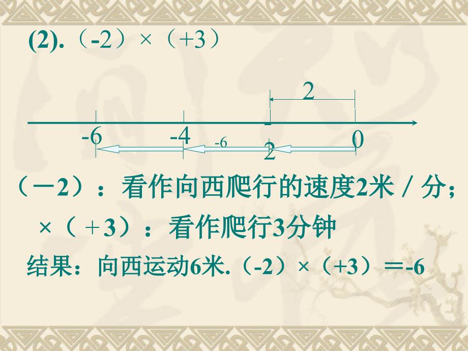 浙教版七年级数学上册《有理数的乘法1》ppt课件_第4页