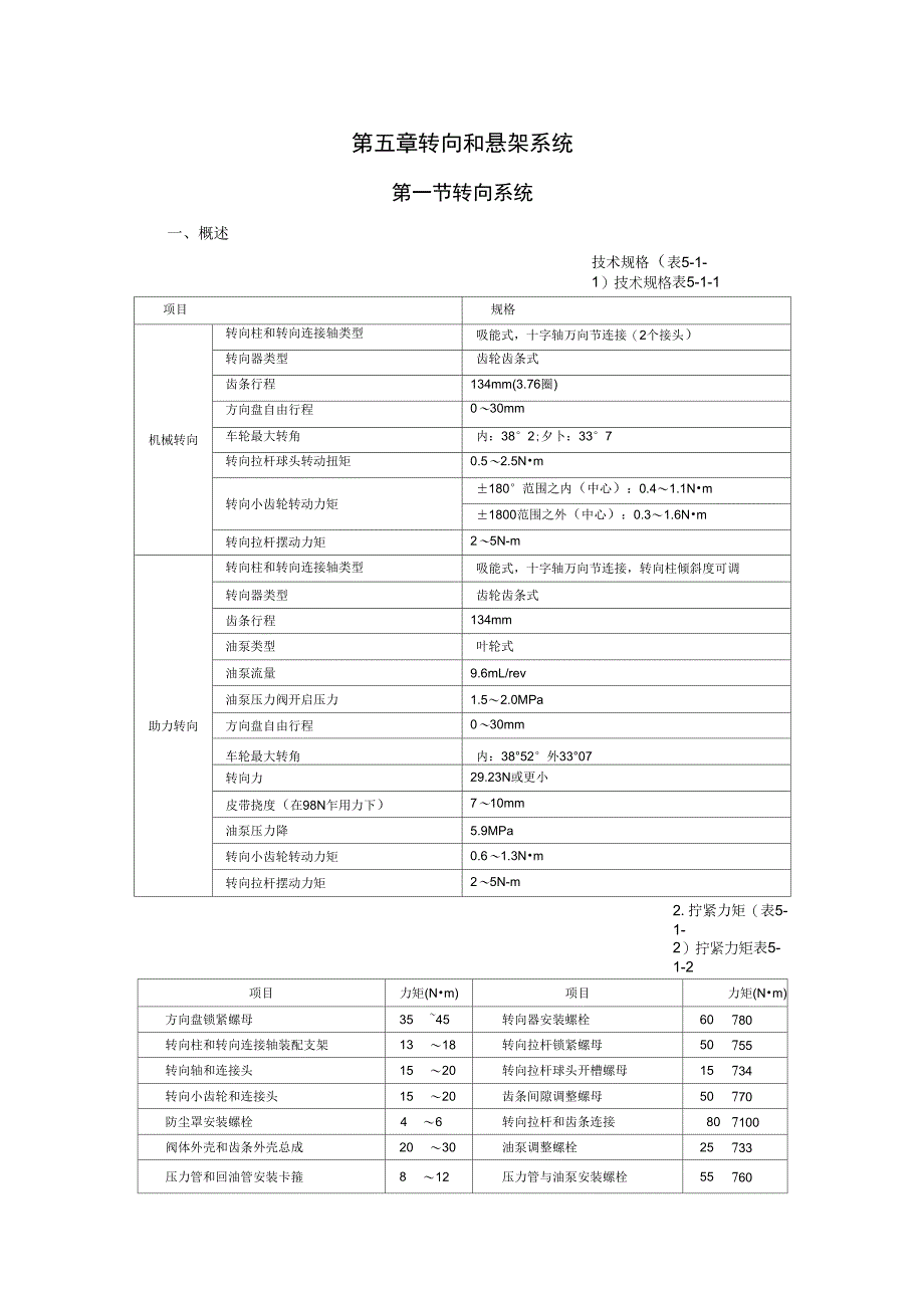 转向和悬架系统_第1页