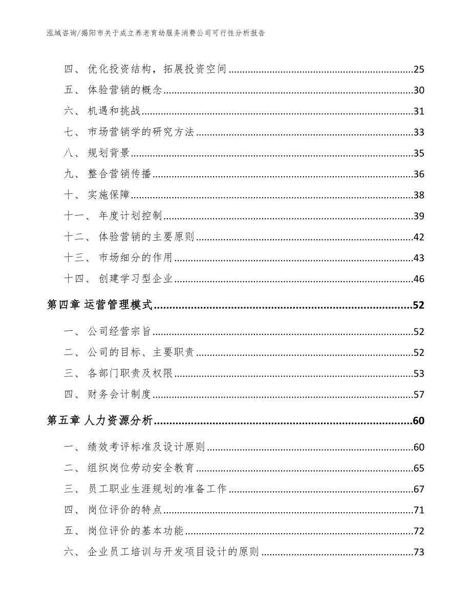 揭阳市关于成立养老育幼服务消费公司可行性分析报告_第2页