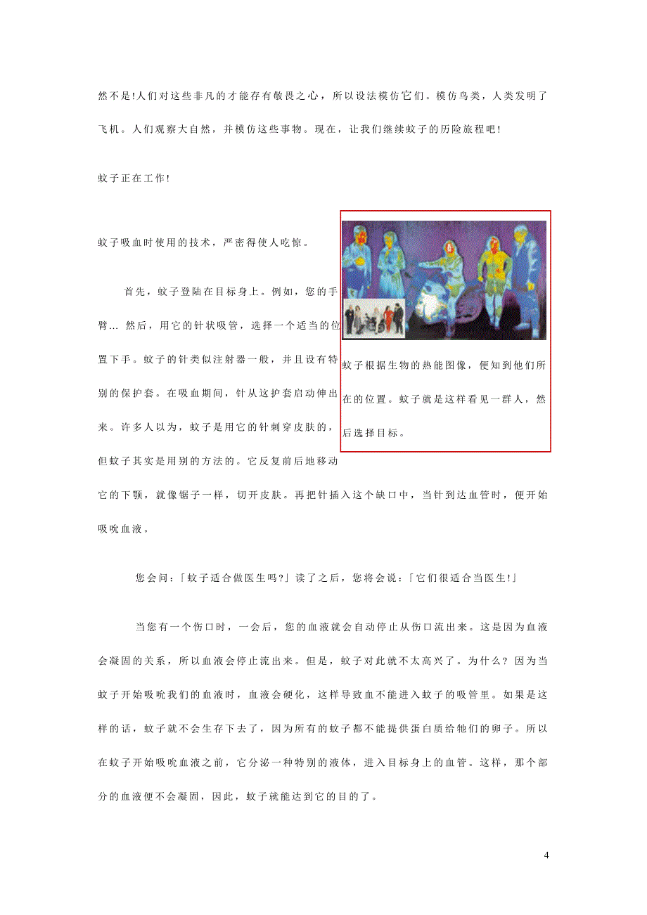 蚊子奇妙的历险旅程_第4页