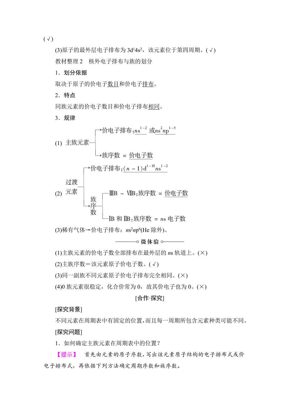 【最新资料】鲁科版化学选修3教师用书：第1章 第2节 第2课时 核外电子排布与元素周期表 Word版含解析_第2页