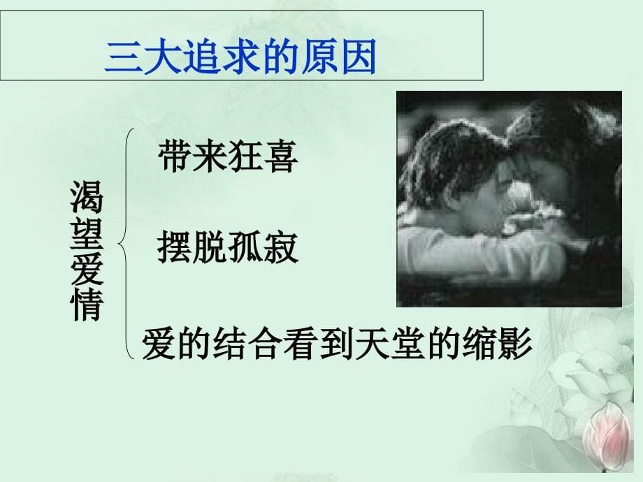 陕西省汉中市陕飞二中高三语文复习资料我为什么而活着课件新人教版_第5页