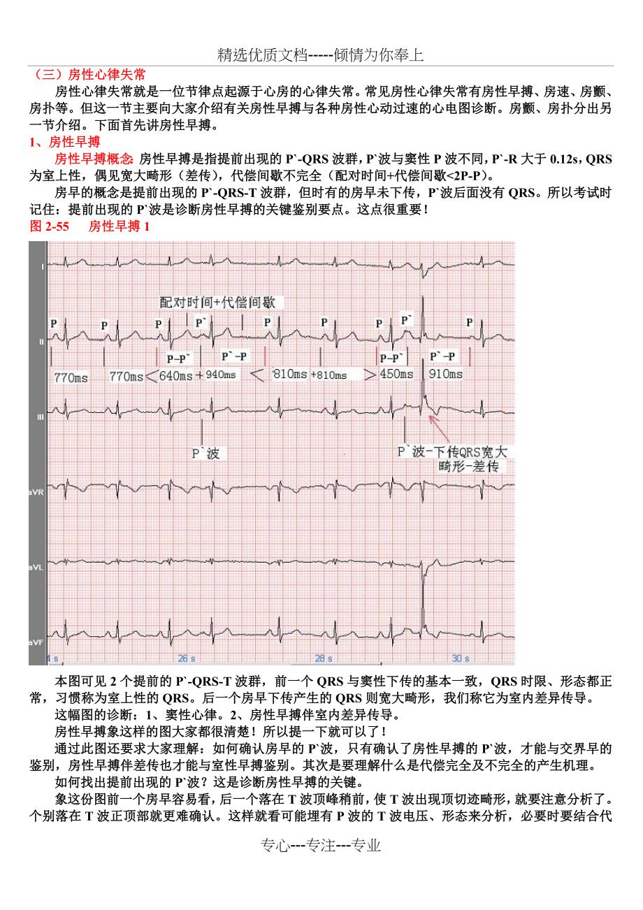 另类心电图讲义-3---房性心律失常(共15页)_第1页