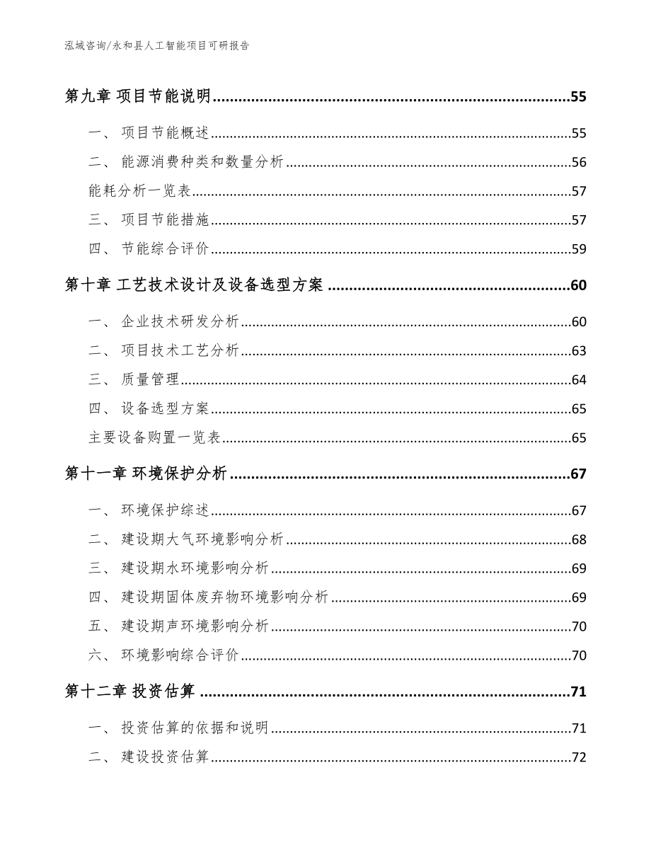 永和县人工智能项目可研报告【范文】_第4页