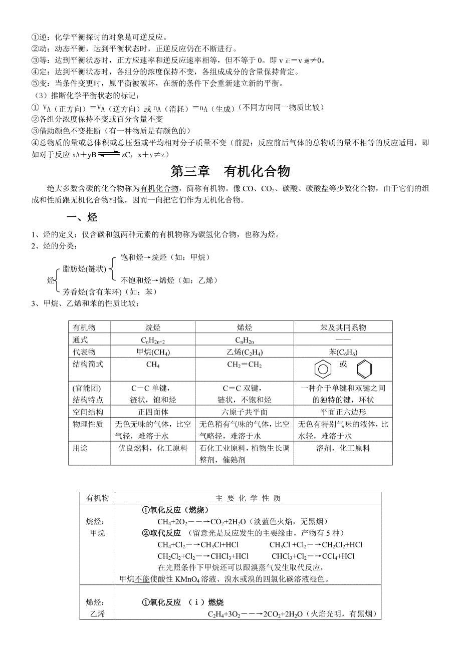 高中化学必修二知识点归纳总结律_第5页