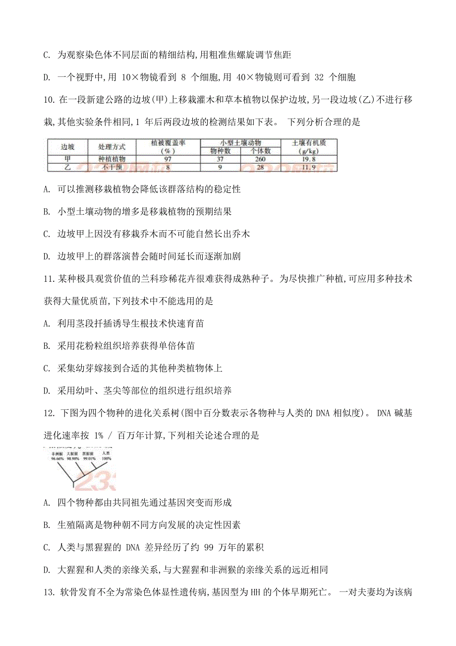 2013年江苏高考生物试卷.doc_第3页