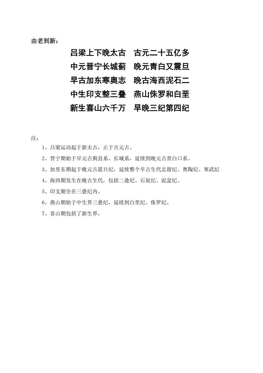 地质年代记忆歌诀_第1页