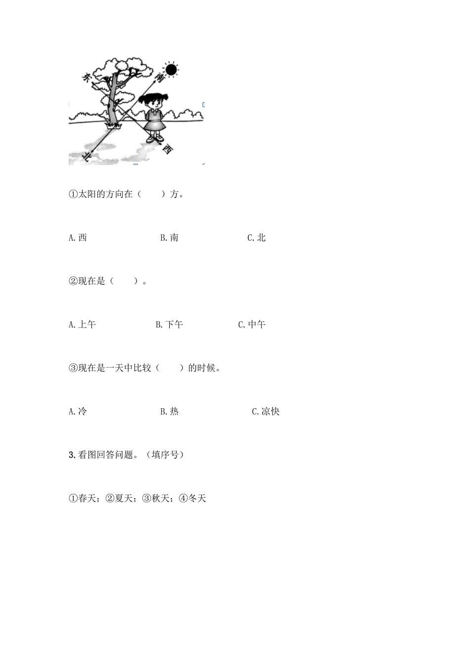 教科版二年级上册科学期末测试卷含完整答案(典优).docx_第5页