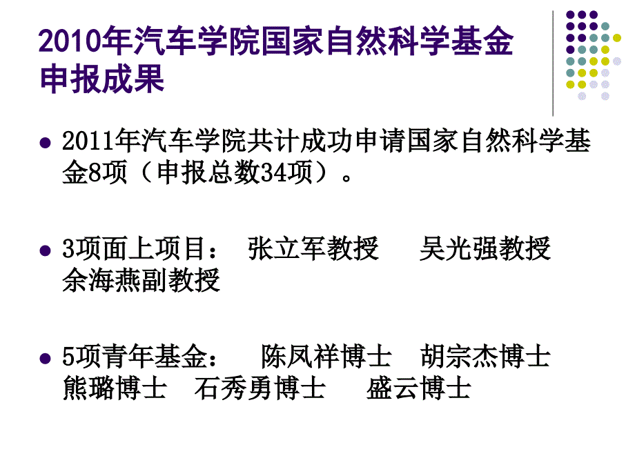 汽车学院国家自然科学基金项目申报动员会_第4页