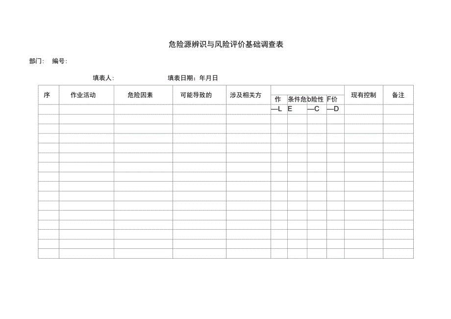 EHS安全环境记录表_第5页