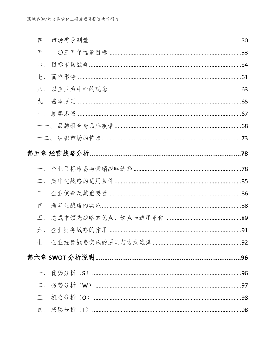 陆良县盐化工研发项目投资决策报告_第2页