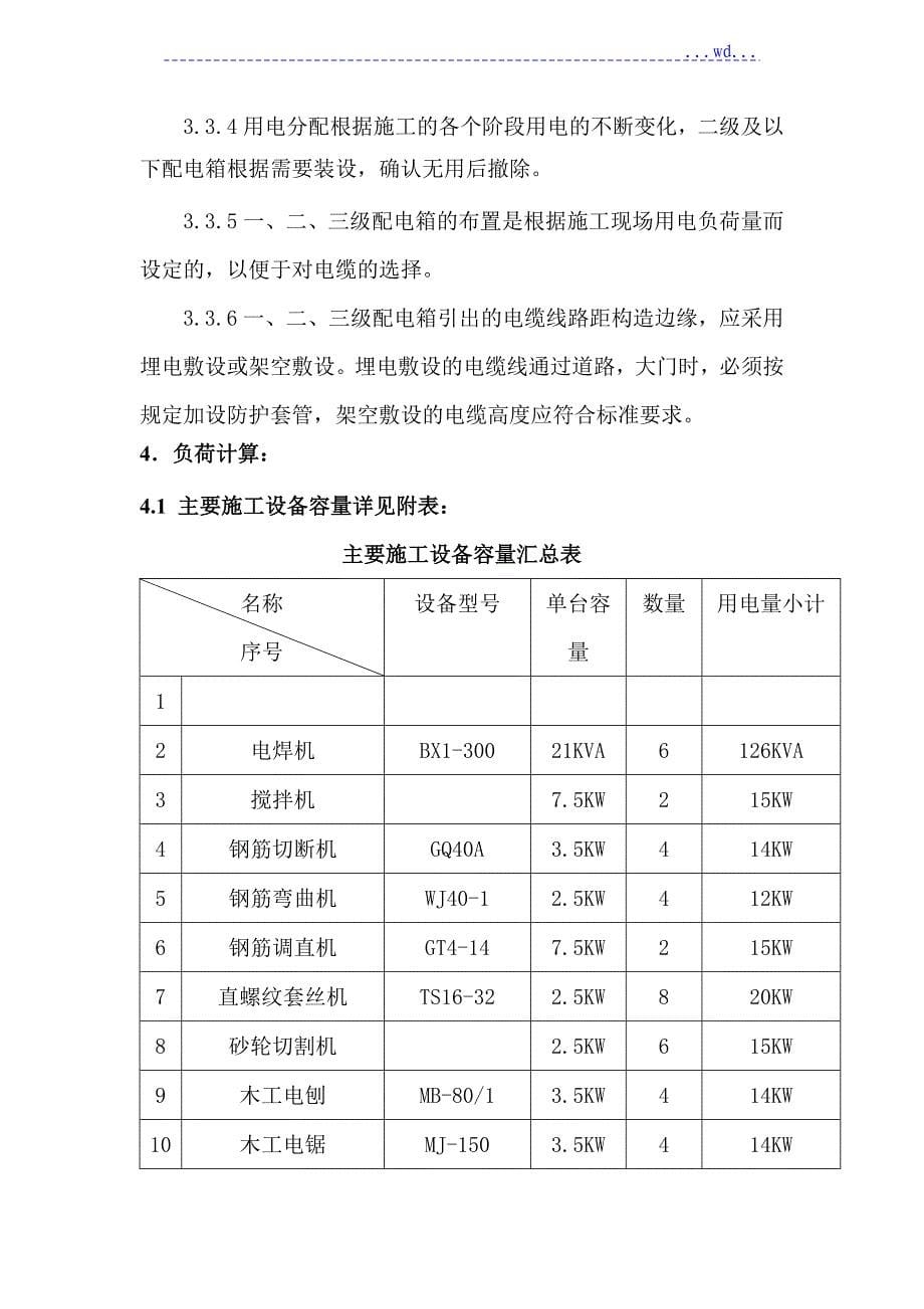 经济适用房住宅楼建设工程施工组织设计_第5页