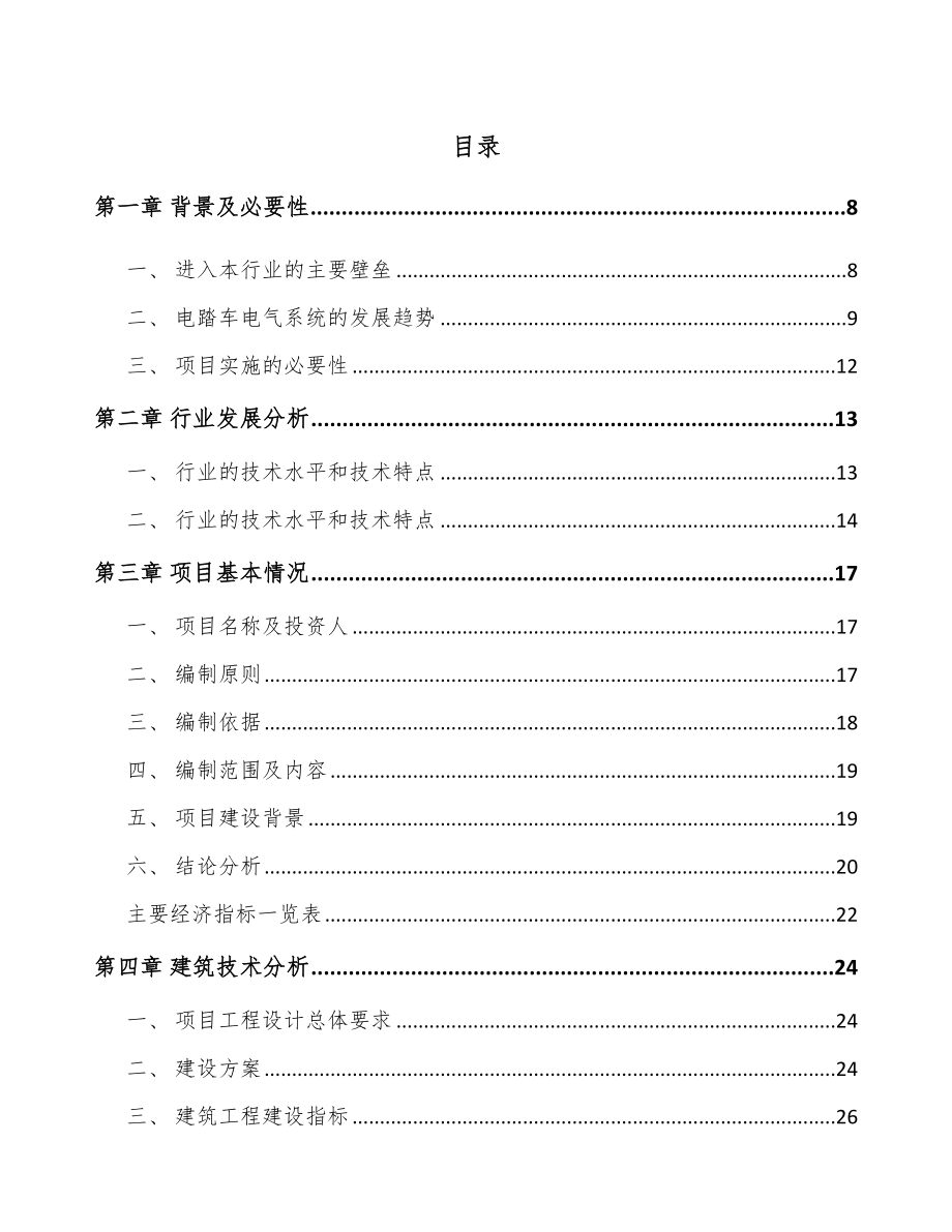 云南电踏车电机项目可行性研究报告_第1页