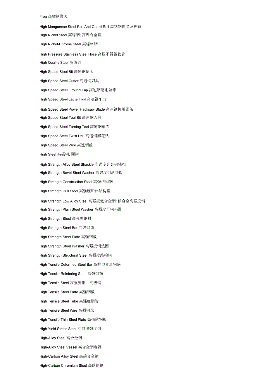 钢材英文名称_第2页