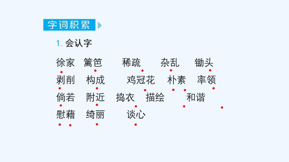 人教部编版语文四年级下册期末复习课件49558_第3页