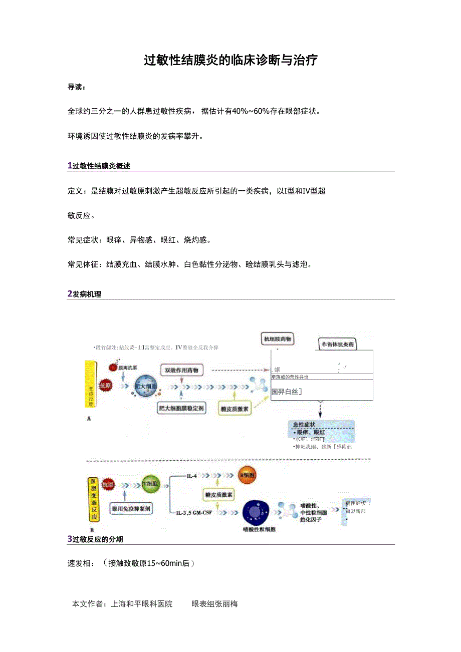 过敏性结膜炎临床的诊断和治疗_第1页