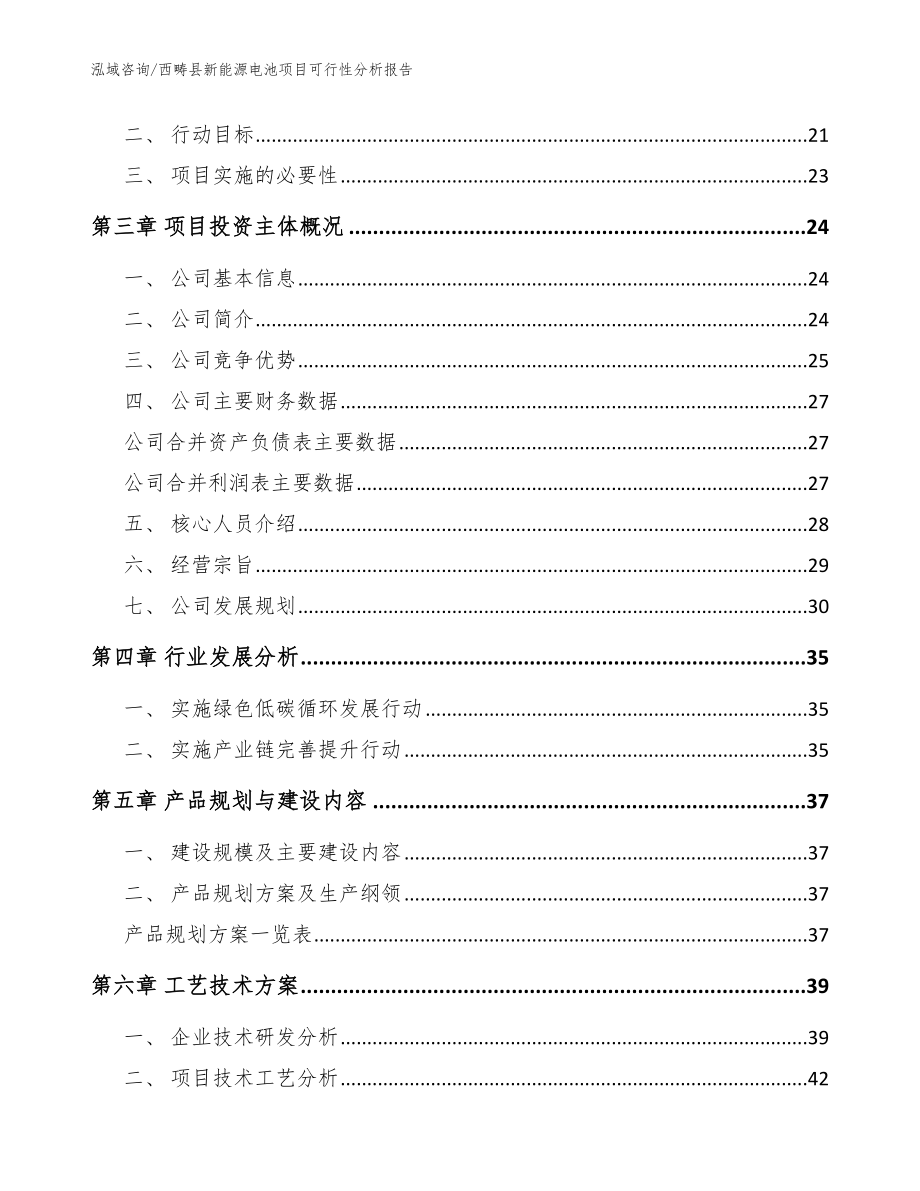 西畴县新能源电池项目可行性分析报告（范文参考）_第4页