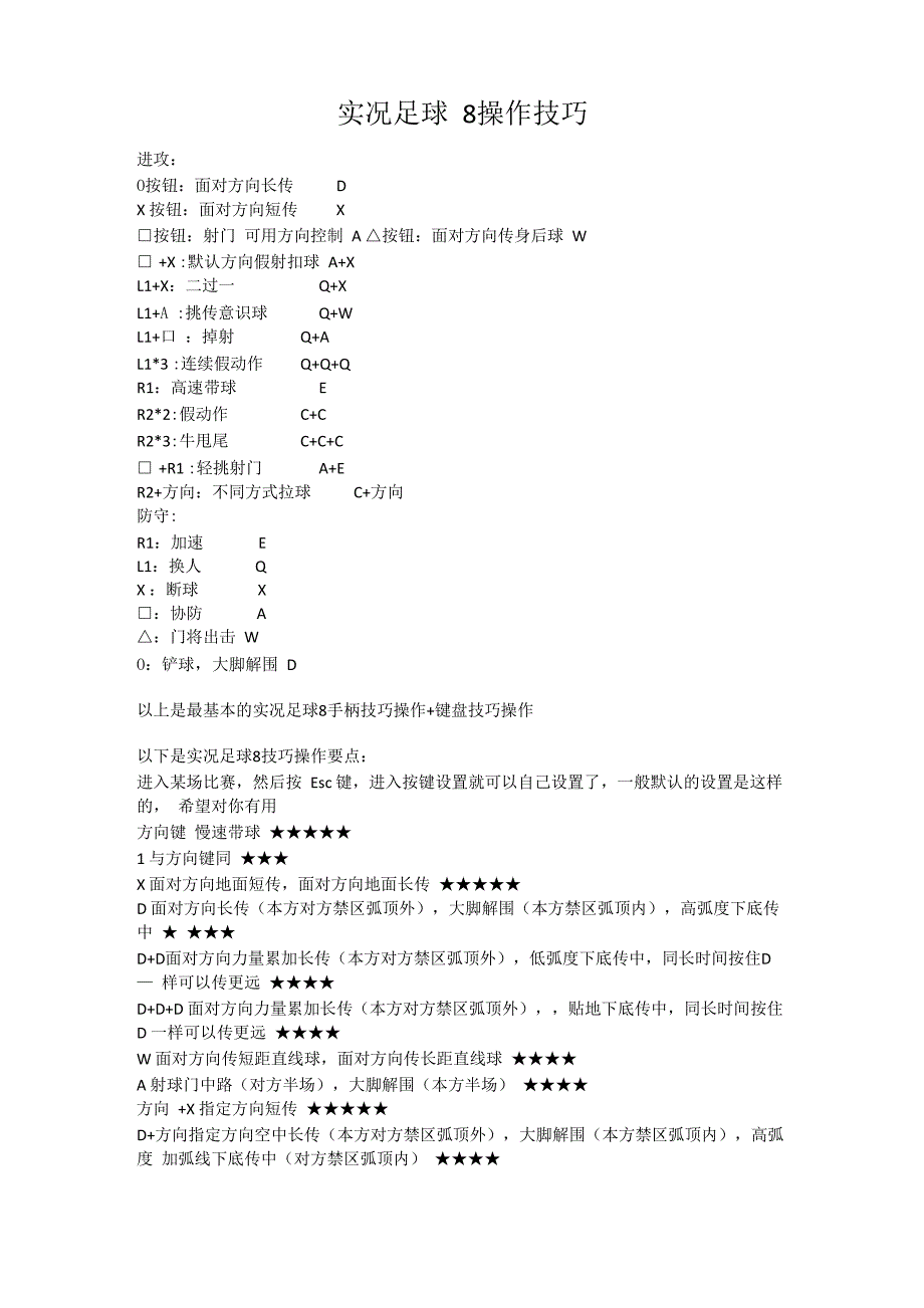 实况足球8操作技巧_第1页
