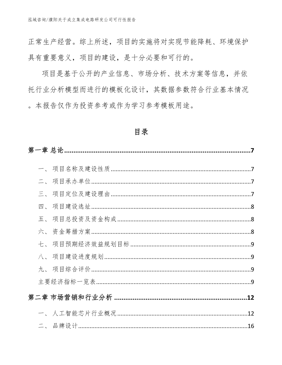 濮阳关于成立集成电路研发公司可行性报告_第2页