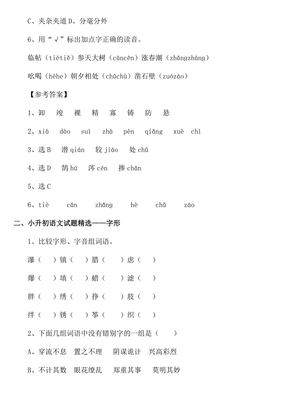 2021年小升初语文总复习资料_第2页