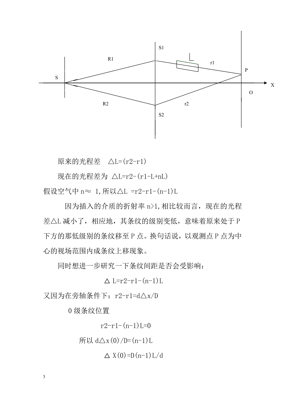 双缝干涉中某一光路插入介质条纹分布.doc_第3页