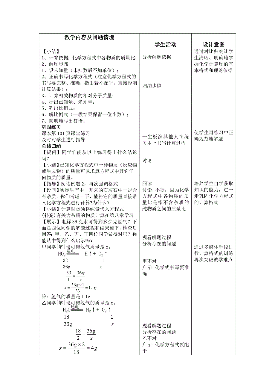 课题3利用化学方程式的简单计算_第2页