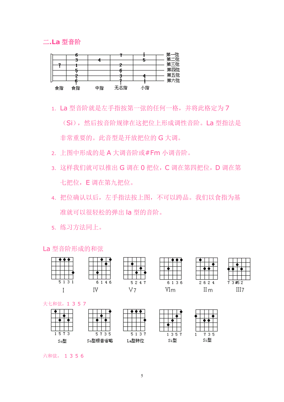 吉他乐理最实用教程_第5页