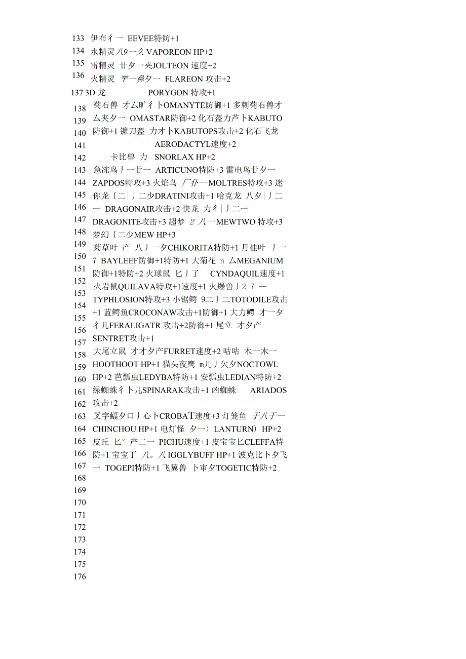 口袋妖怪绿宝石努力值_第4页