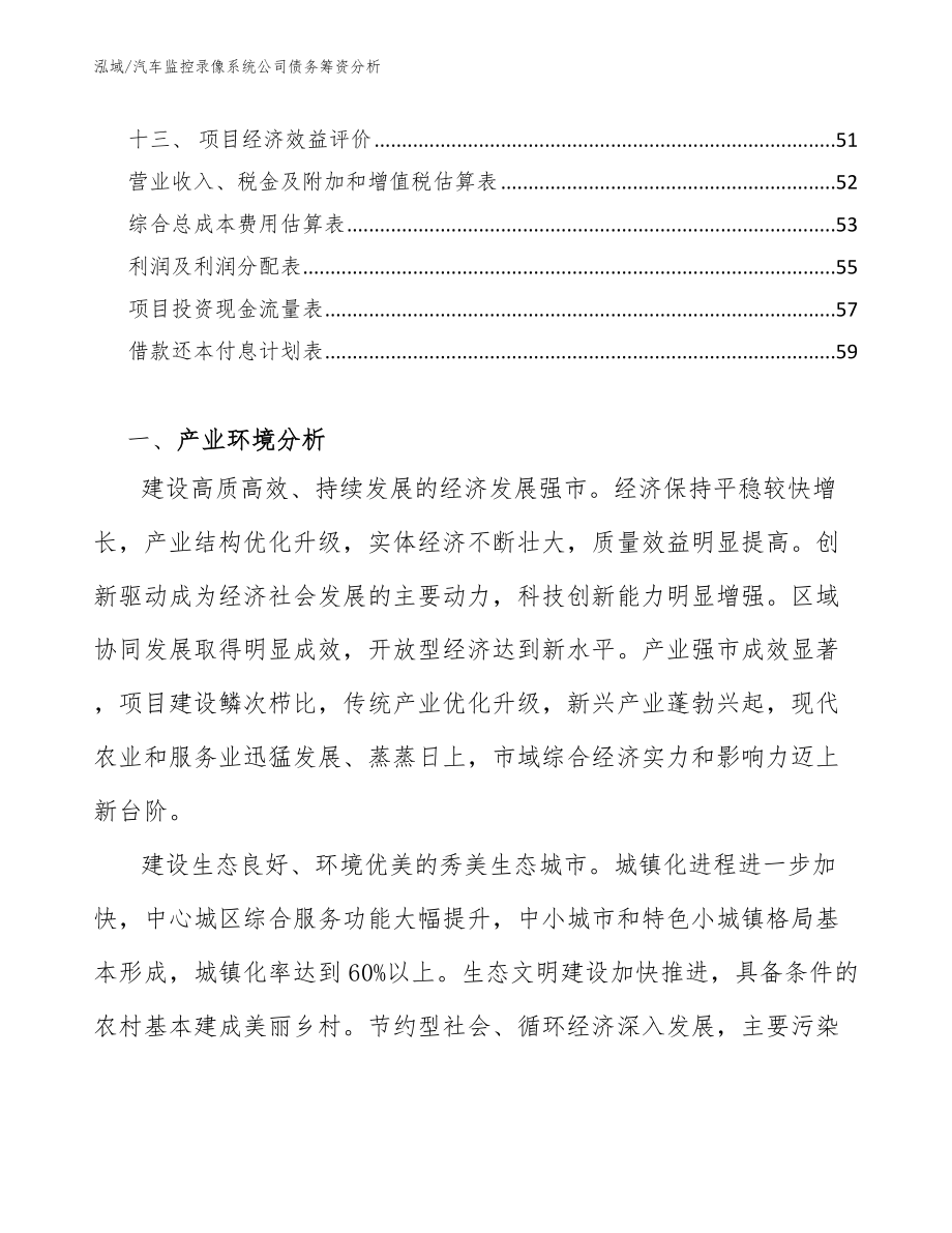 汽车监控录像系统公司债务筹资分析_参考_第2页