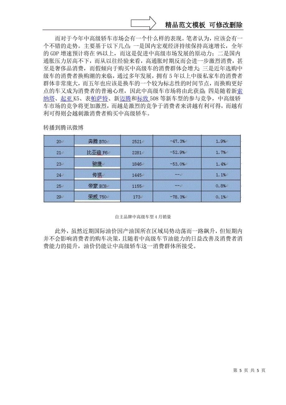 中高级车销量分析_第5页