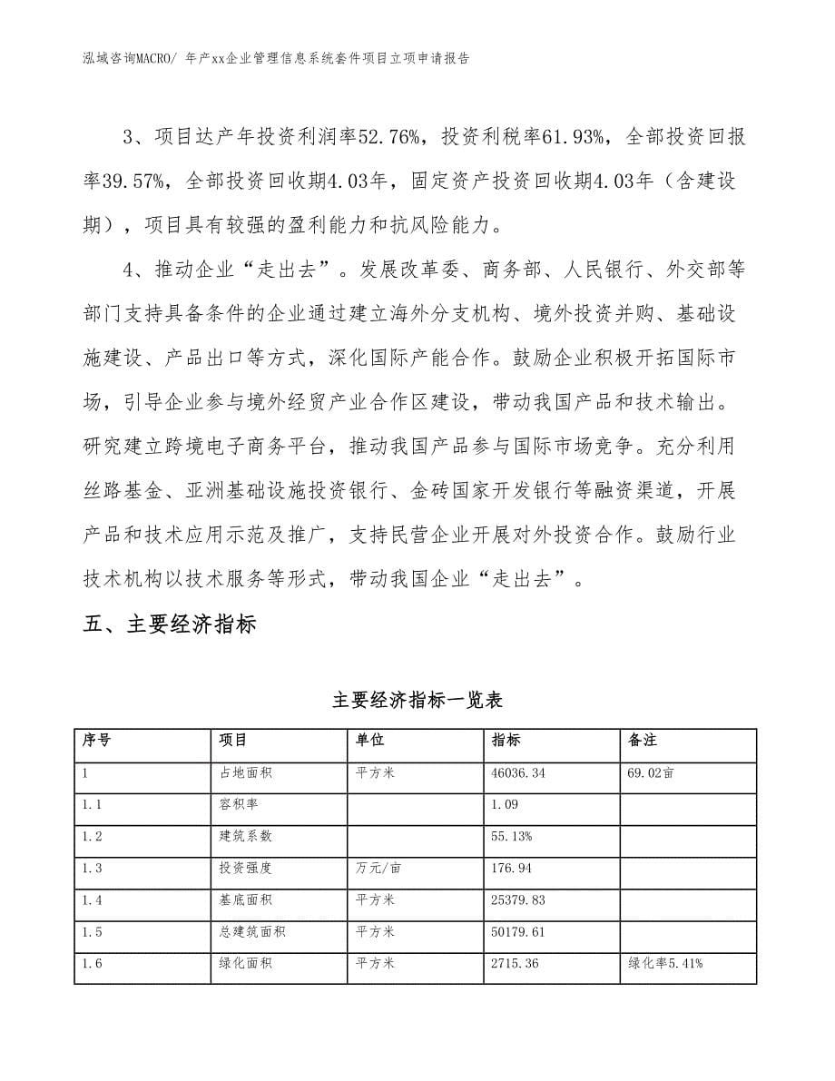 年产xx企业管理信息系统套件项目立项申请报告_第5页