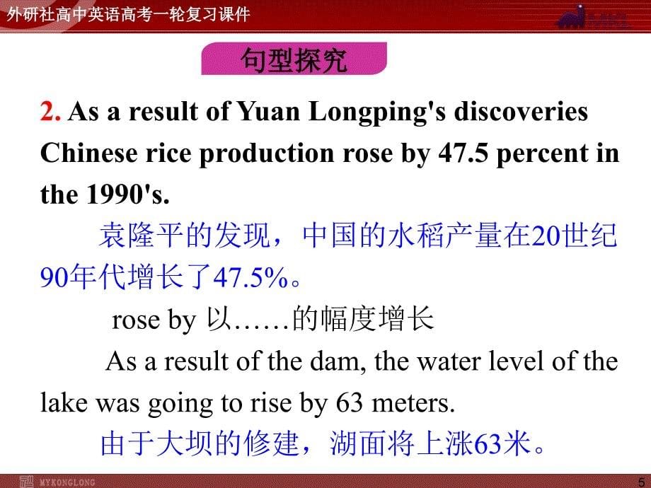 外研版高中英语一轮复习精品课件：必修4M4GreatScientists_第5页