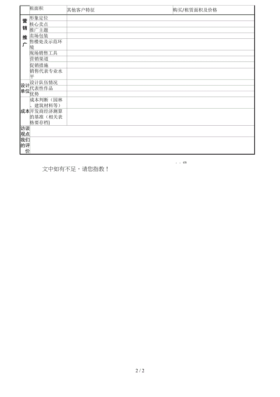 03_市场调研_异地办公物业项目市调示例_第2页