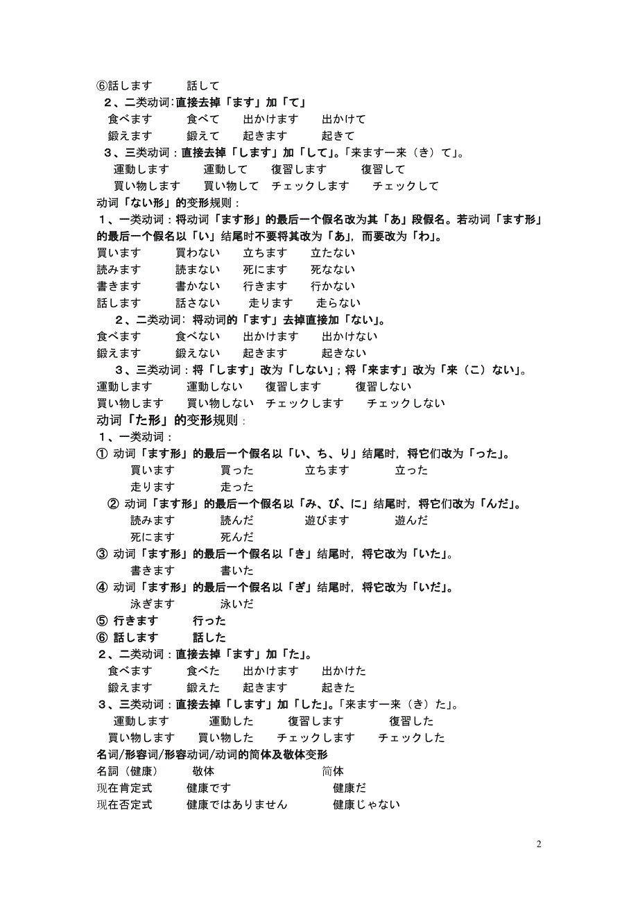新版标准日本语初级上册语法总结1分解_第2页