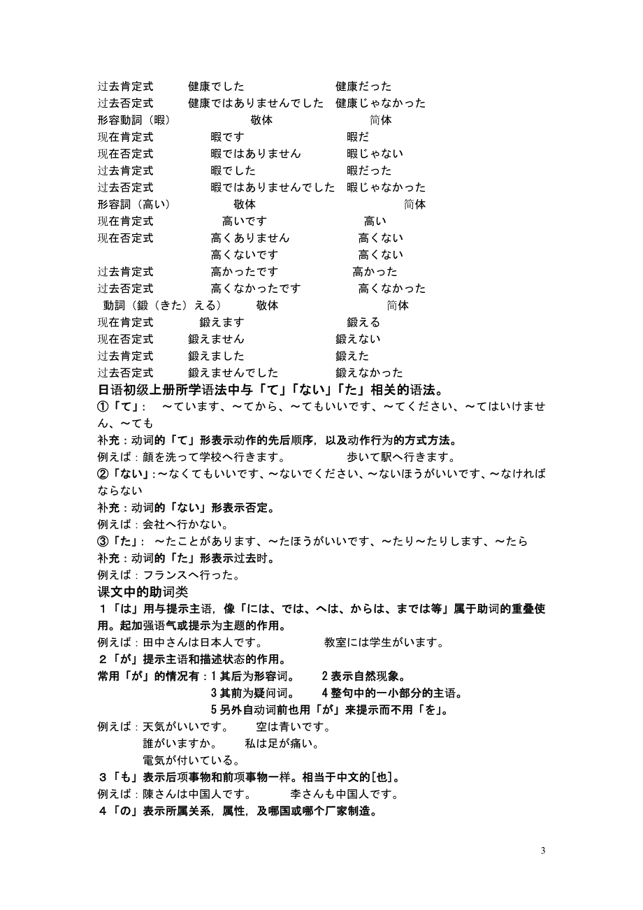 新版标准日本语初级上册语法总结1分解_第3页