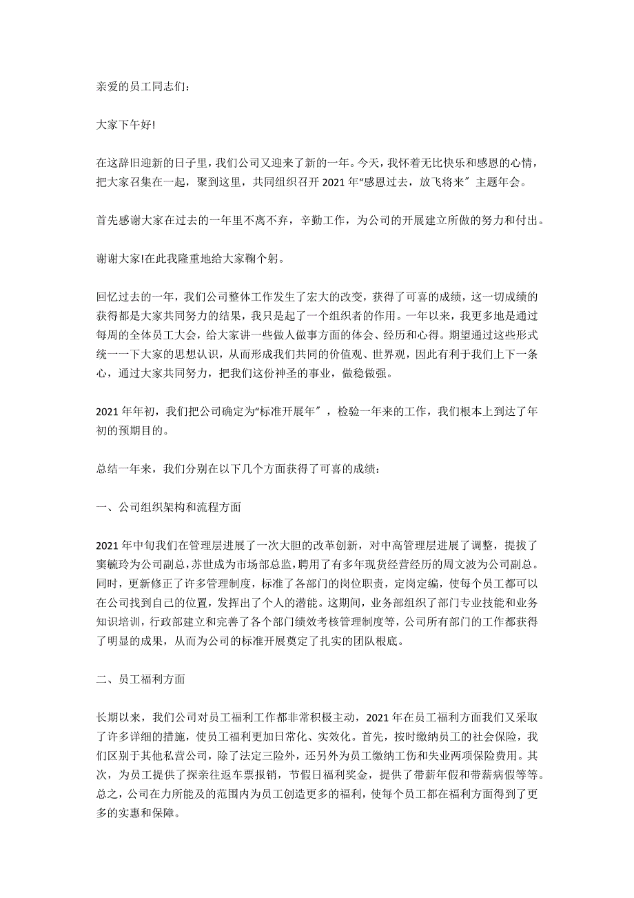 新年总经理年会发言稿_第2页