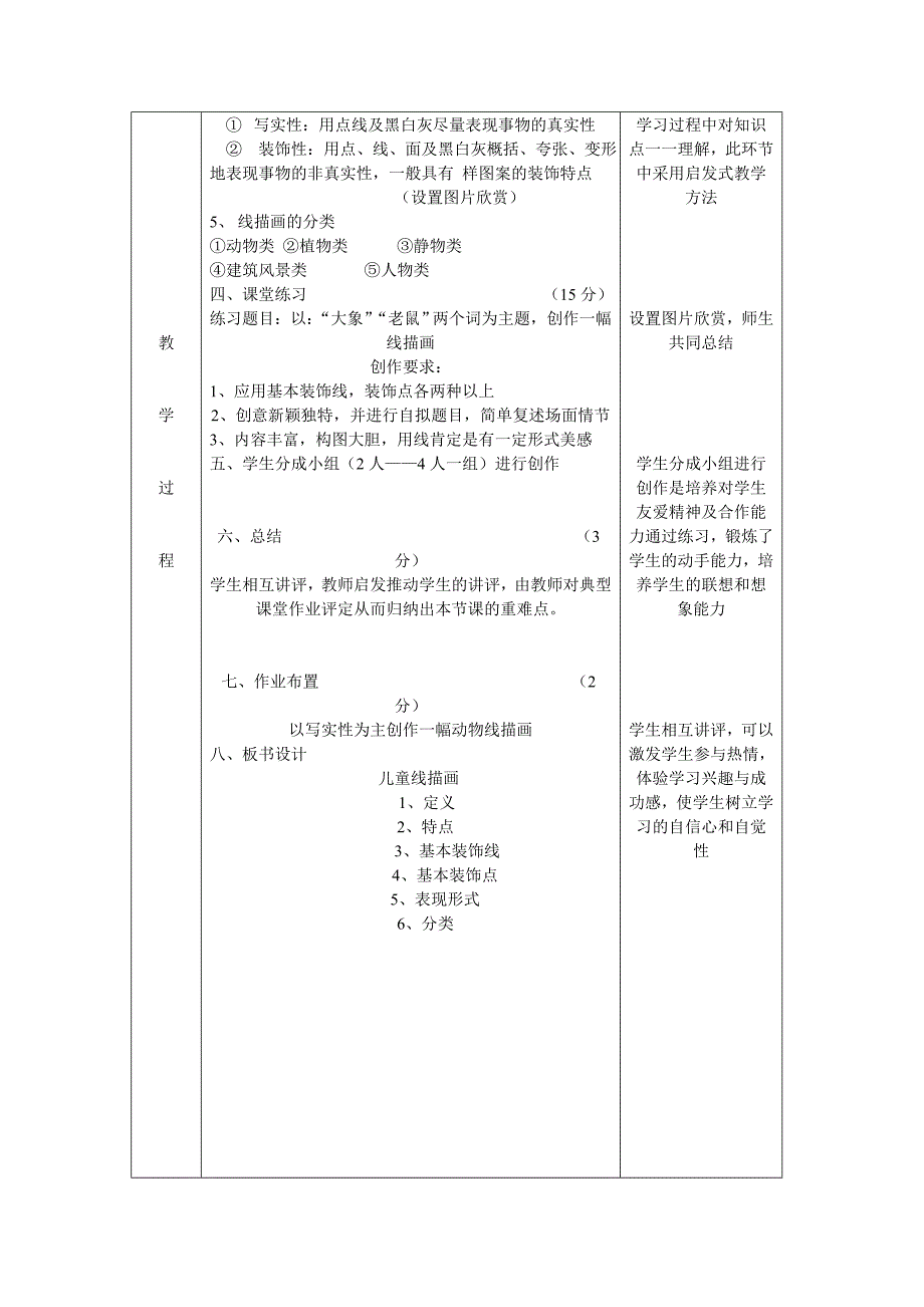 《儿童线描画》教案_第3页