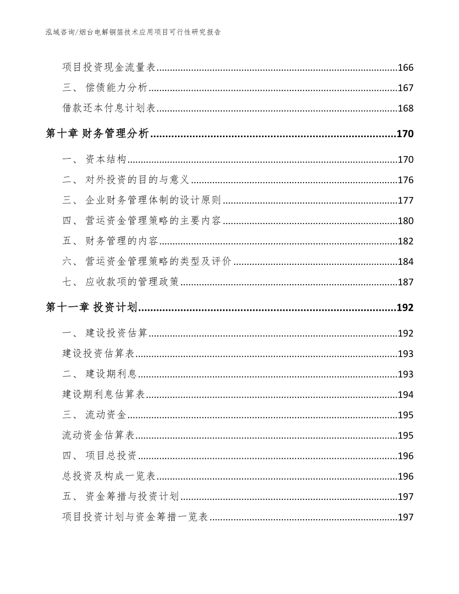 烟台电解铜箔技术应用项目可行性研究报告_第4页