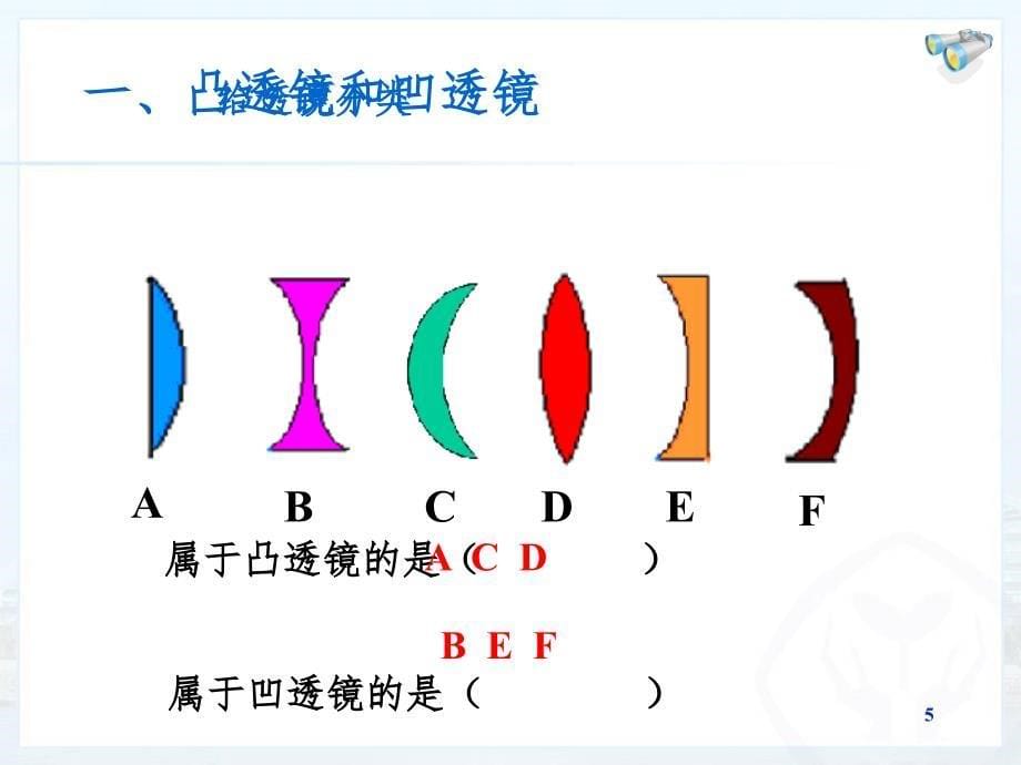 凸透镜和凹透镜PPT演示课件_第5页