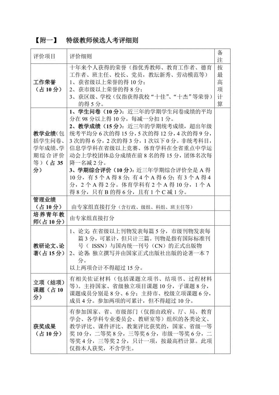 广东肇庆中学评选推荐特级教师工作方案.doc_第5页