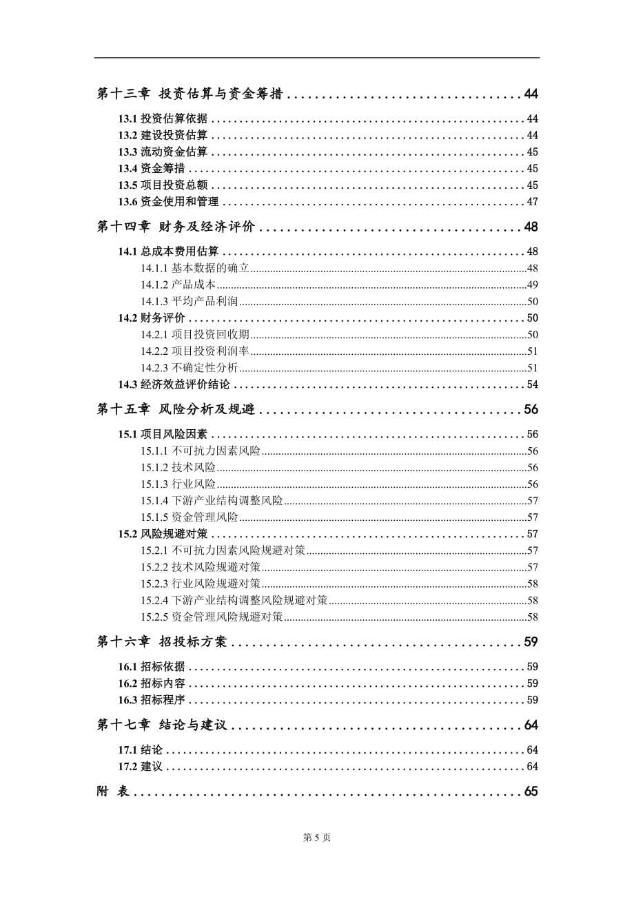 建设2万吨年镍阳极泥综合利用项目可行性研究报告写作模板-立项备案_第5页